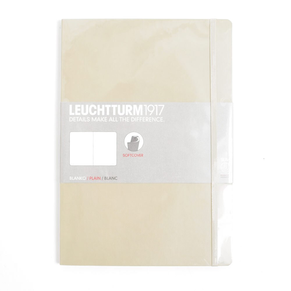 Leuchtturm, Composition Book, Art & School, Softcover, B5, Plain, 255329, Sand